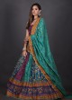 Multi Color Silk Printed Lehenga Choli For Wedding